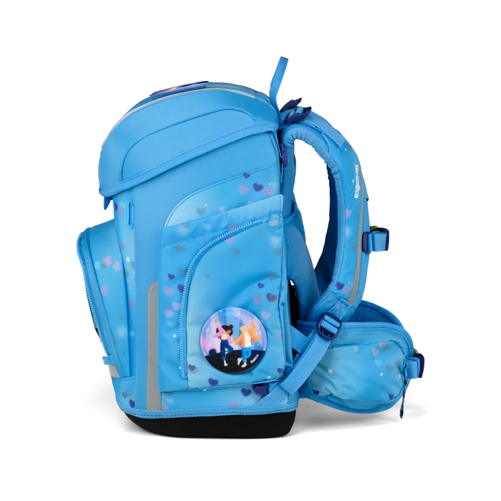 Ergobag Cubo ReflektBär seitliche Ranzenansicht